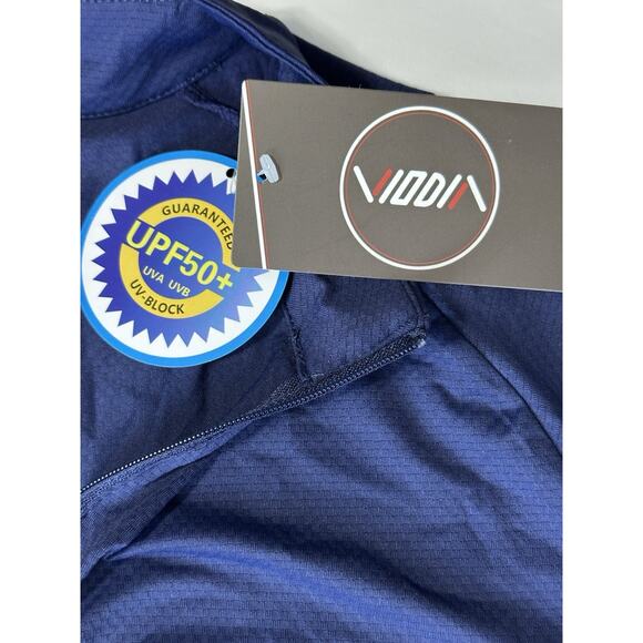 Women’s Size Small Golf Shirt 1/4 Zip Short Sleeve Navy Blue NWT Tennis - Picture 12 of 16